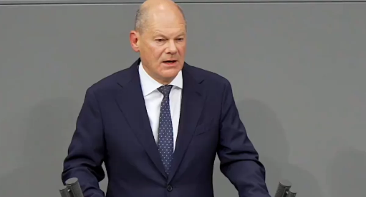 Niemiecczi kanclérz Olaf Scholz. Òdj. x.com Bundeskanzler Olaf Scholz