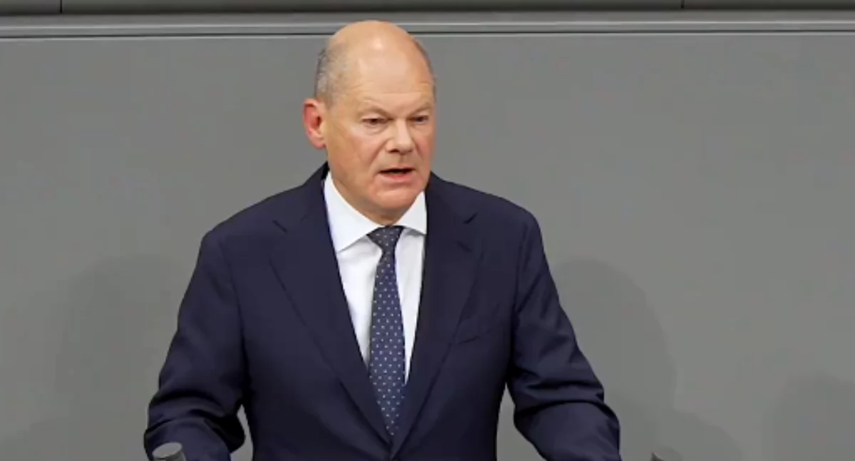 Przédnikã donëchczasny rządzący kòalicje béł O. Scholz. Òdj. x.com Bundeskanzler Olaf Scholz
