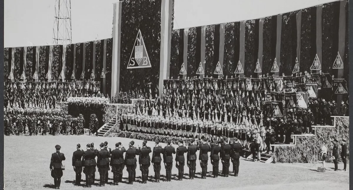 Zjôzd NSB w Ùtrechce w 1941 r. Òdj. pùblicznô domena