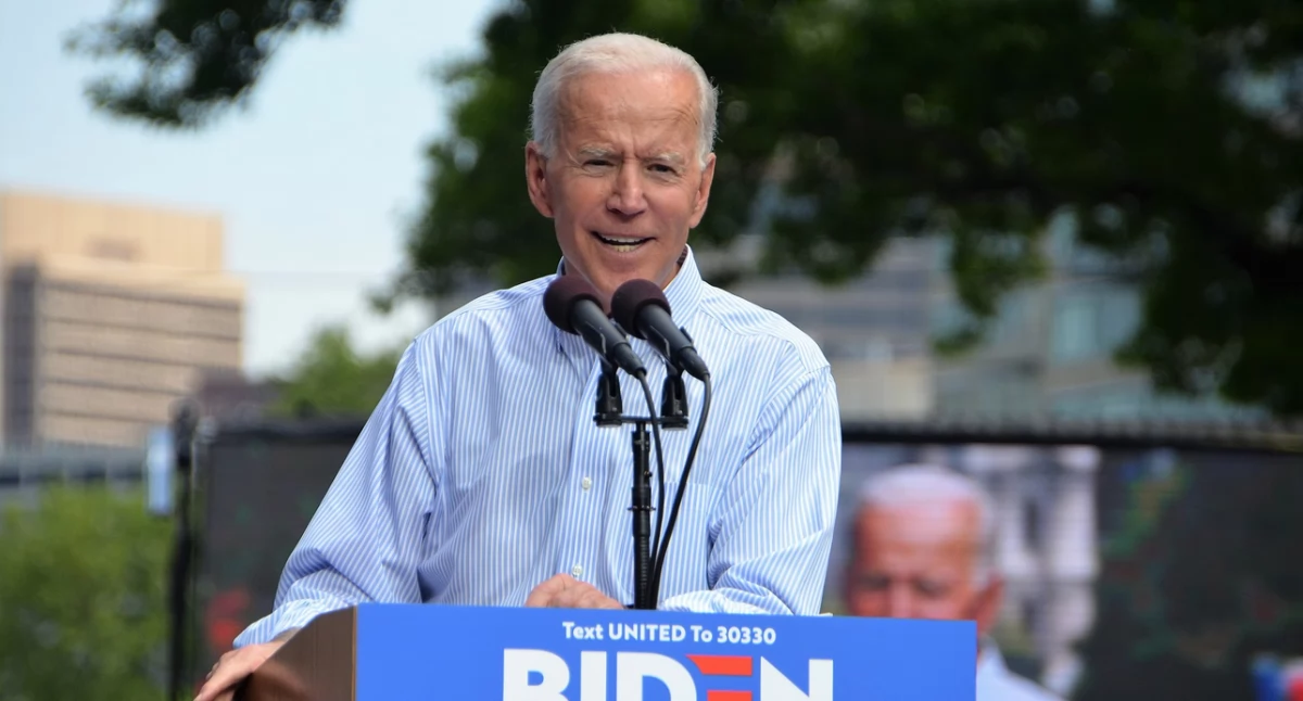 Joe Biden w 2019 r. Aùtór: Michael Stokes - Biden13; zdrzódło: https://pl.wikipedia.org/wiki/Joe_Biden#/media/Plik:Biden13_(47876895821).jpg