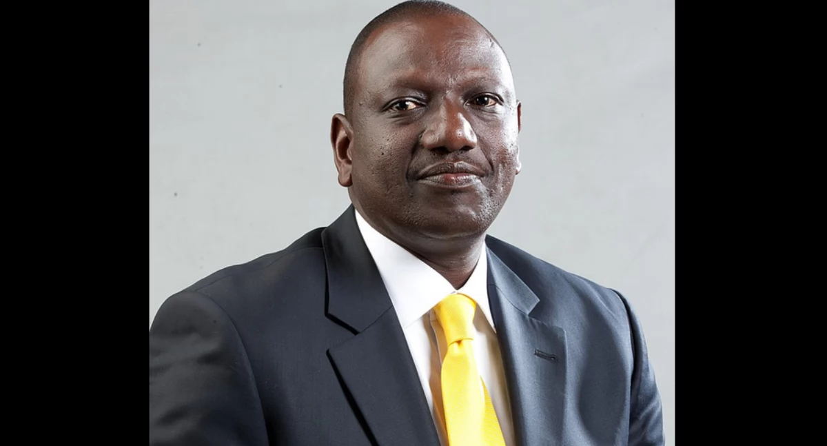 Prezydent Kenie William Ruto. Aùtór: Magiondolo; zdrzódło: https://pl.wikipedia.org/wiki/William_Ruto#/media/Plik:William_Samoei_Ruto.jpg