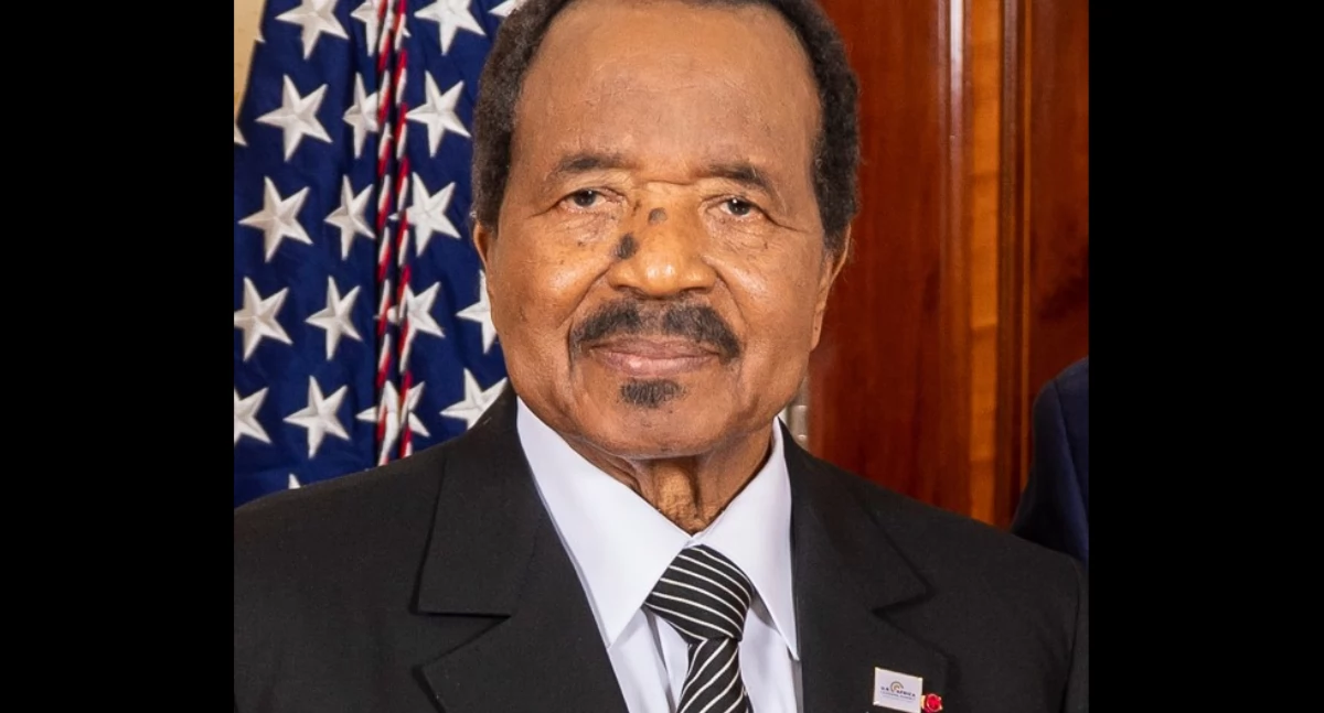 Paul Biya; United States Department of State Africa U.S.-Africa Leaders Summit: Photos and Videos - https://www.state.gov/africasummit/photos/; zdrzódło: https://pl.wikipedia.org/wiki/Paul_Biya#/media/Plik:Paul_Biya_in_December_14th,_2022.jpg