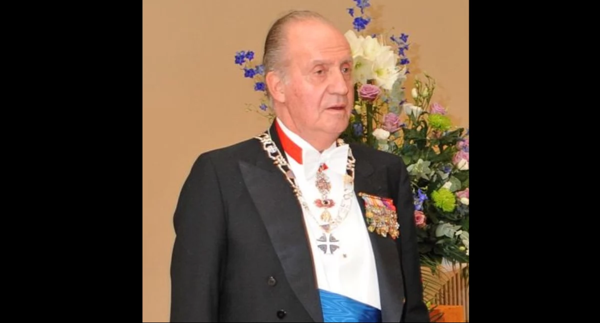 Jón Karól I. Òdj. Estonian Foreign Ministry; https://pl.wikipedia.org/wiki/Jan_Karol_I#/media/Plik:Formal_dinner_in_honour_of_King_Juan_Carlos_2_(crop).jpg