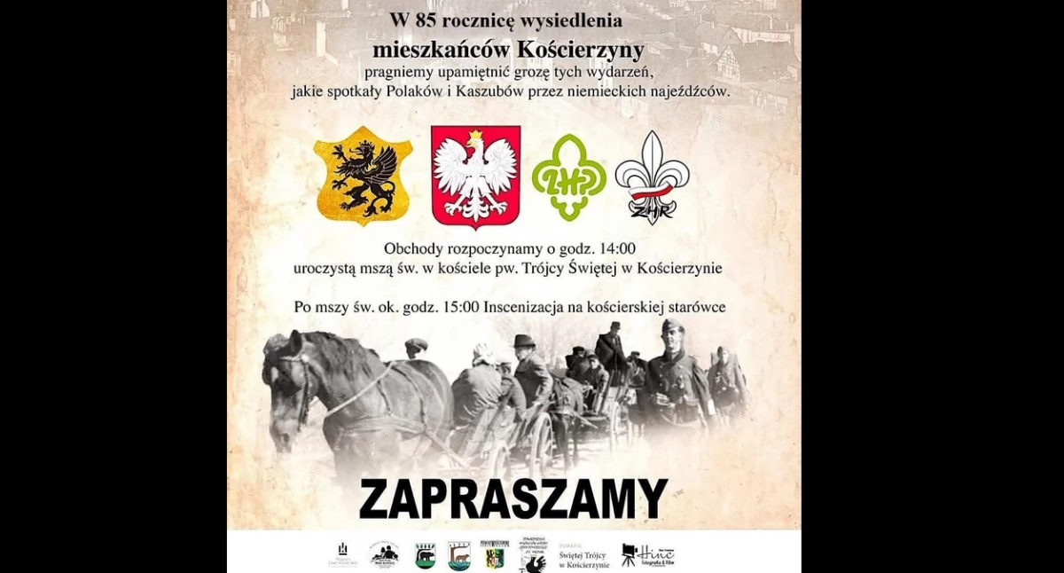 Z Kaszëb, Tragedné wòjnowé scenë Kòscérznie - zdjęcie, fotografia