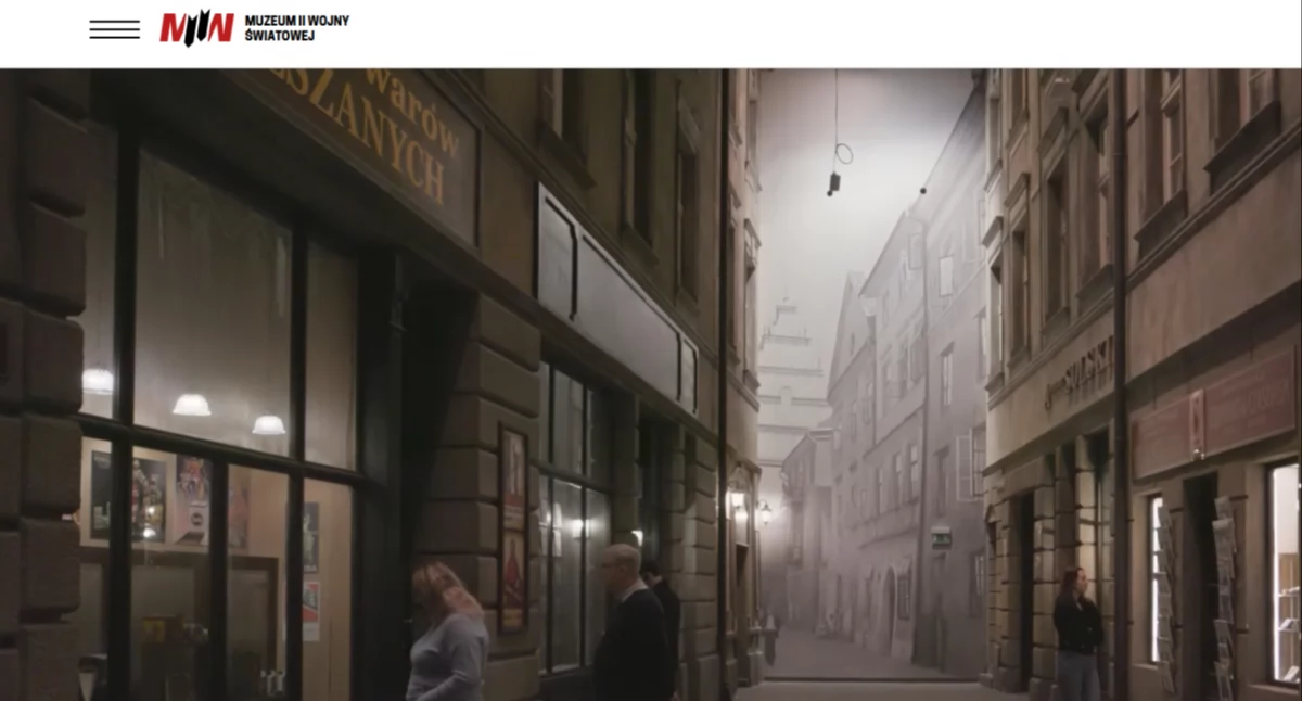 Print screen ze starnë Mùzeùm II Swiatowi Wòjnë - https://muzeum1939.pl/