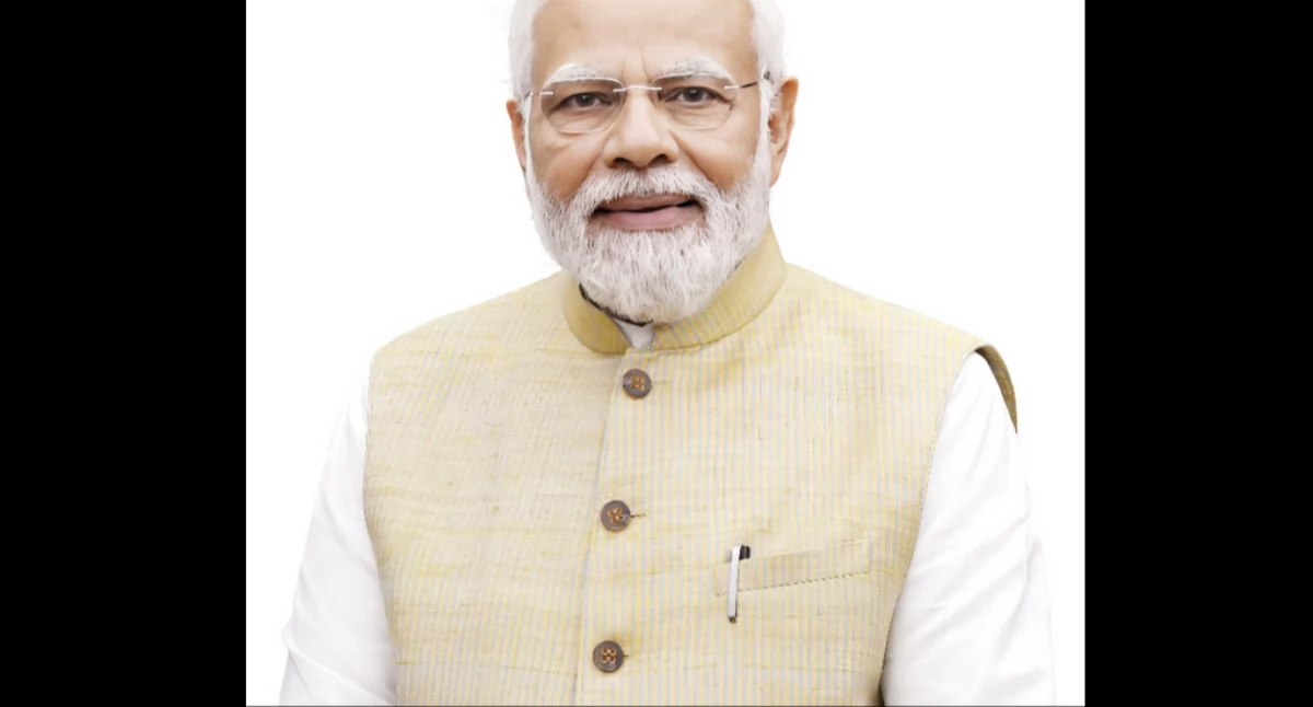 N. Mòdi. Òdj. (GODL-India); zdrzódło: https://pl.wikipedia.org/wiki/Narendra_Modi#/media/Plik:Shri_Narendra_Modi,_Prime_Minister_of_India.jpg