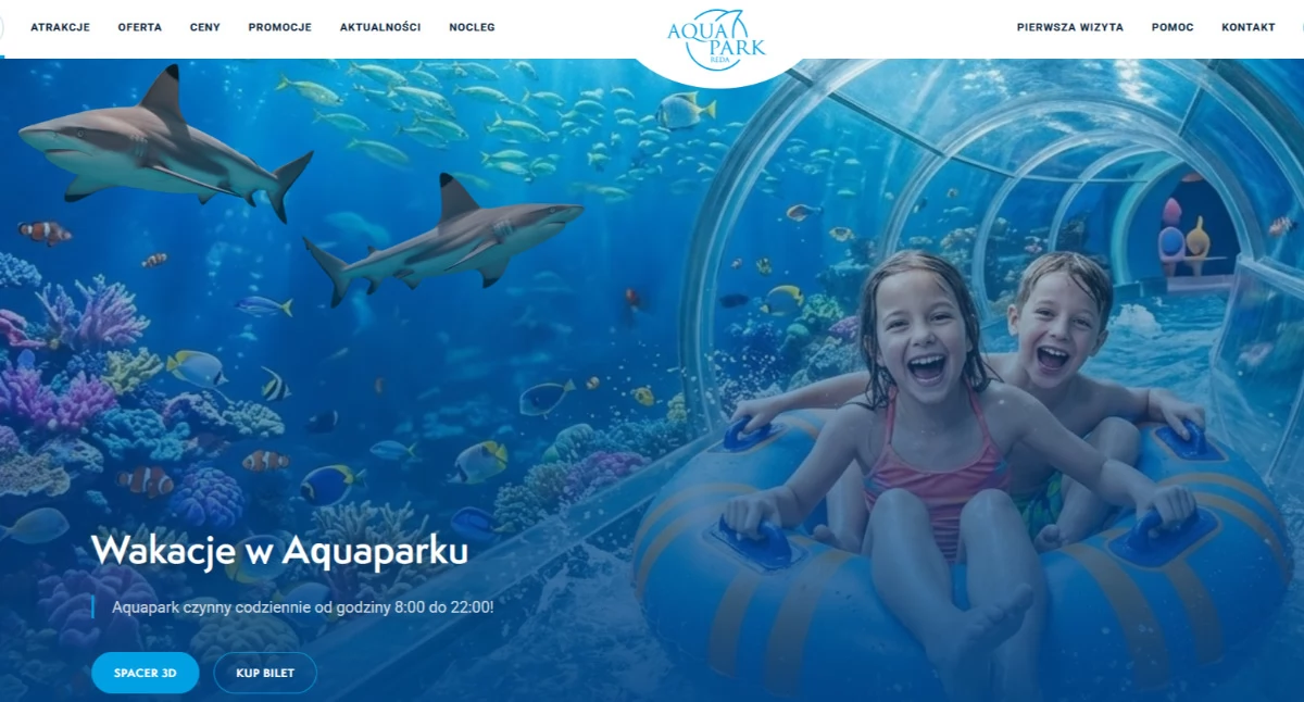 Print screen ze starnë https://www.aquaparkreda.pl/