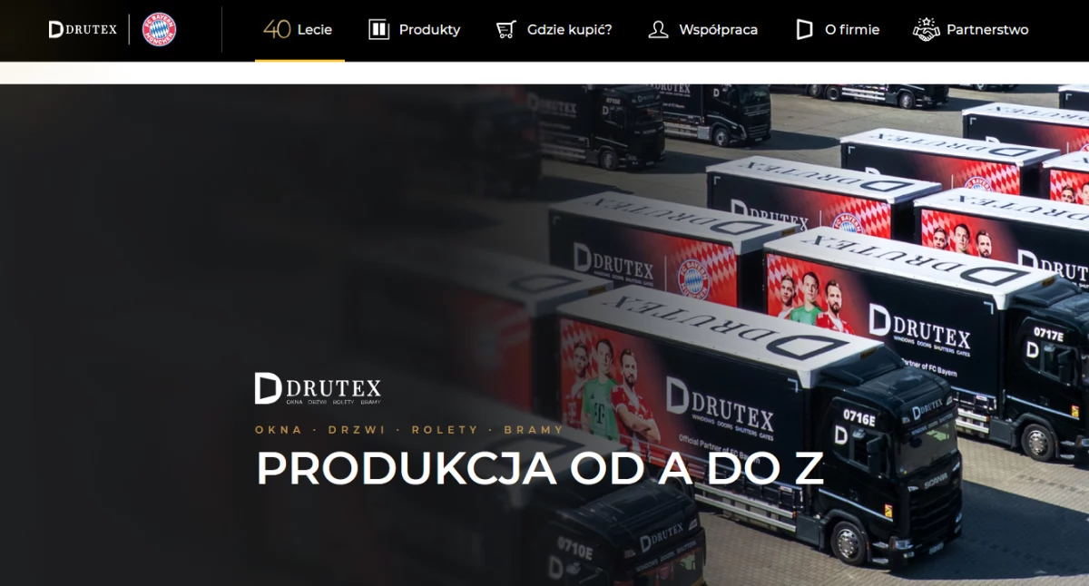 Print screen ze starnë https://www.drutex.pl/pl/40-lecie/