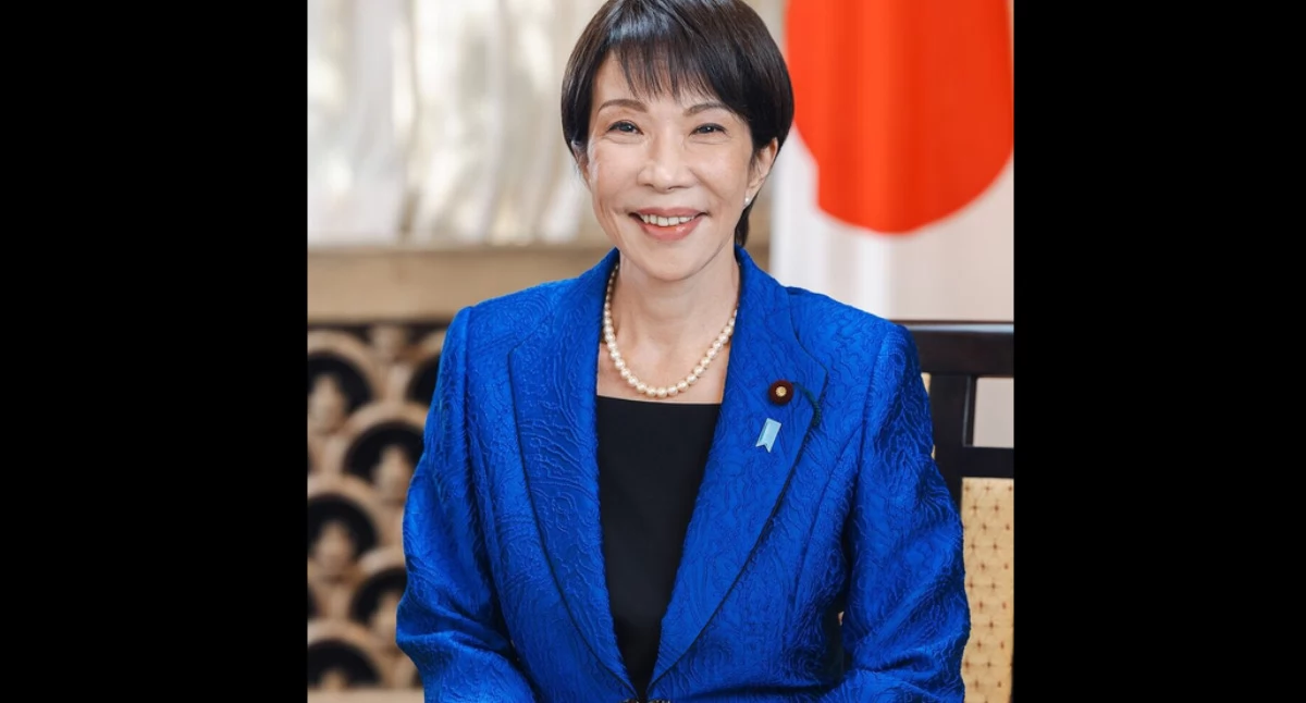 Sanae Takaichi. Òdj. 首相官邸ホームページ; zdrzódło: https://pl.wikipedia.org/wiki/Sanae_Takaichi#/media/Plik:Sanae_Takaichi_20251021.jpg