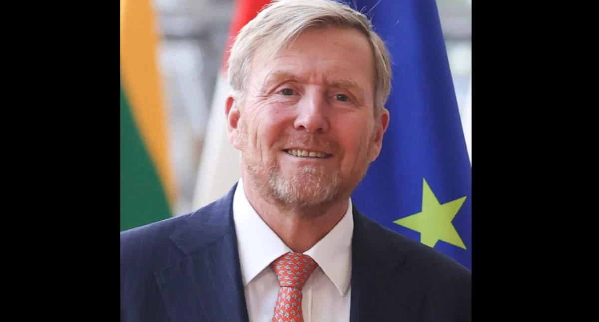 Król Holandie Wilhelm-Aleksander; © European Union, 1998–2026; zdrzódło: https://pl.wikipedia.org/wiki/Wilhelm-Aleksander#/media/Plik:King_Willem-Alexander_2025.jpg
