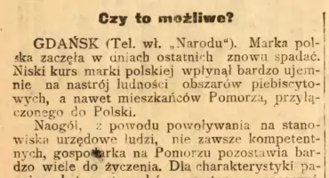 PÒ ZASZLUBINACH - 20. lata XX w. na Kaszëbach