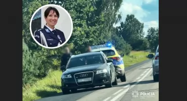 Wëskòkła z aùtoła, szandarce rzekła ò grozbach
