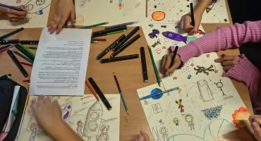 Plasticzno-lëteracczé warkòwnie „Jak pòwstôwô ksążka”